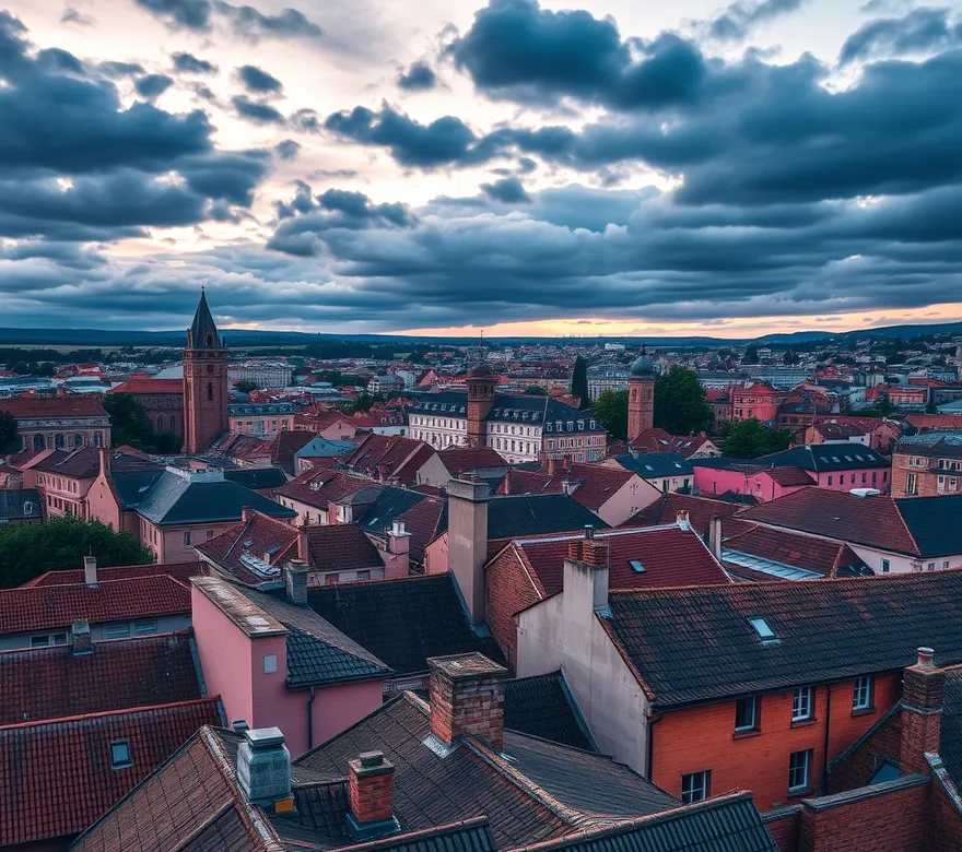 Façades et toits de Toulouse à Toulouse